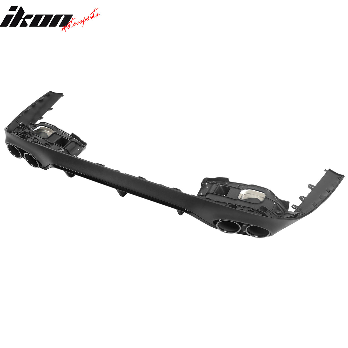 Fits 17-23 Benz E-Class E400 E450 E550 C238 E53 Style Rear Diffuser Exhaust Tips