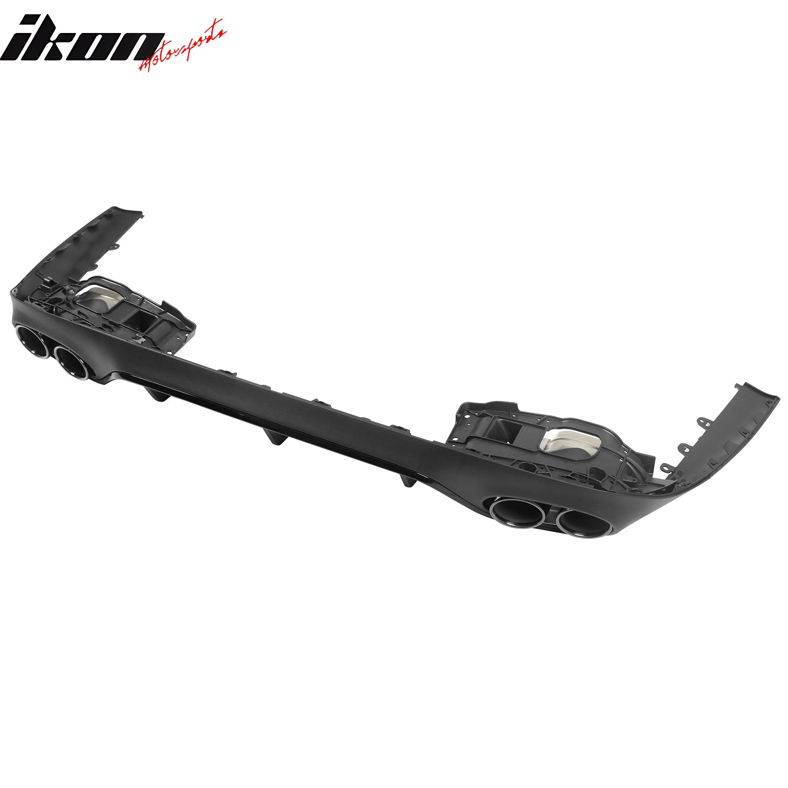 Fits 17-23 Benz E-Class E400 E450 E550 C238 E53 Style Rear Diffuser Exhaust Tips