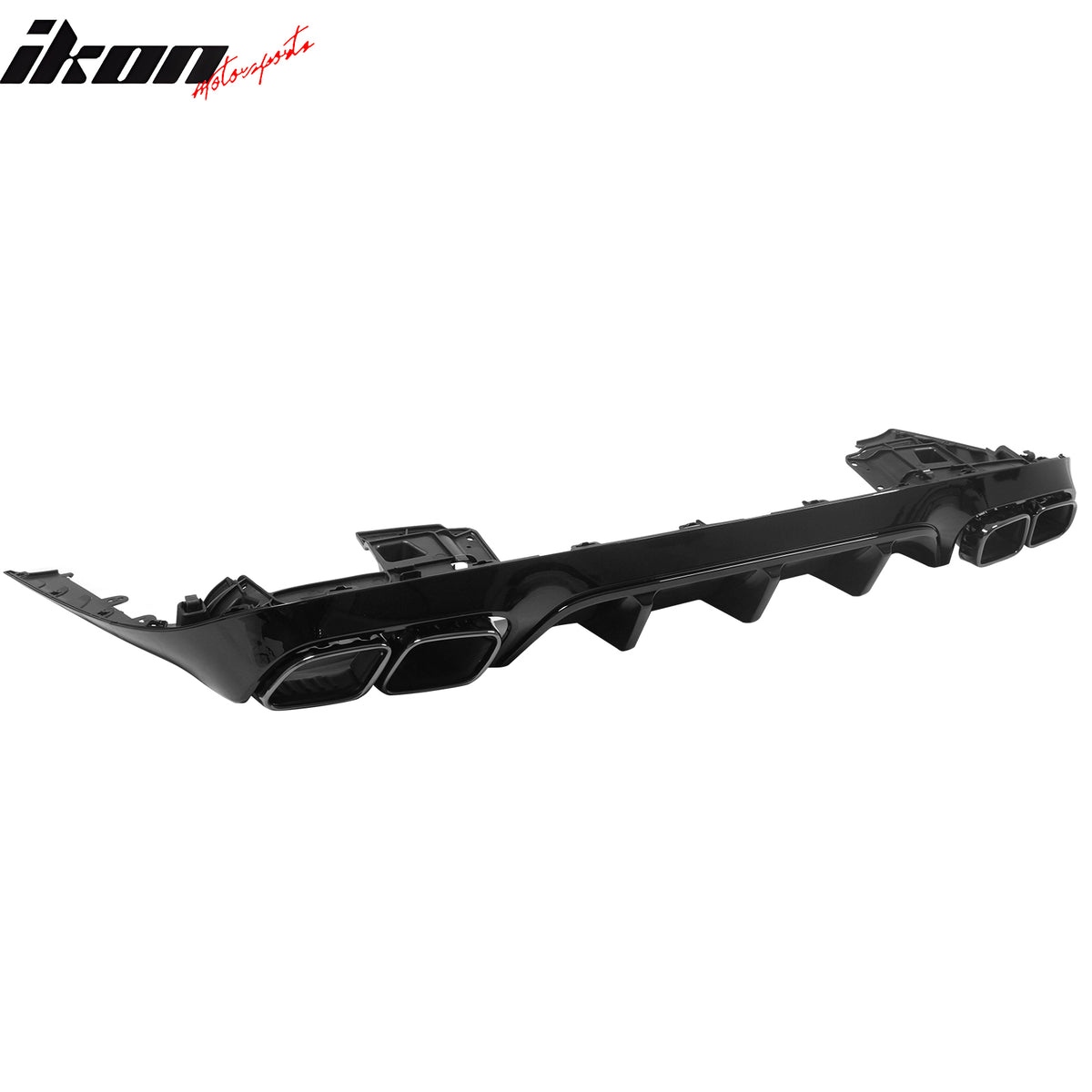 Fits 17-23 Benz E-Class E400 E450 E550 C238 E63 Style Rear Diffuser Exhaust Tips