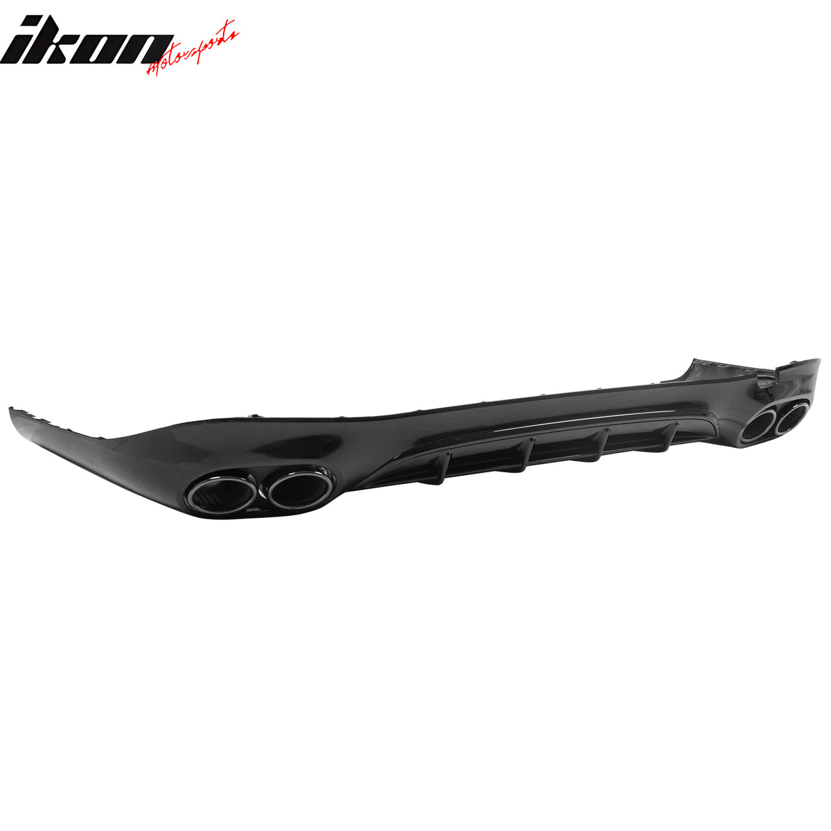 For 24-26 Benz E-Class E350 E450 Sedan W214 E53 Style Rear Diffuser Exhaust Tips