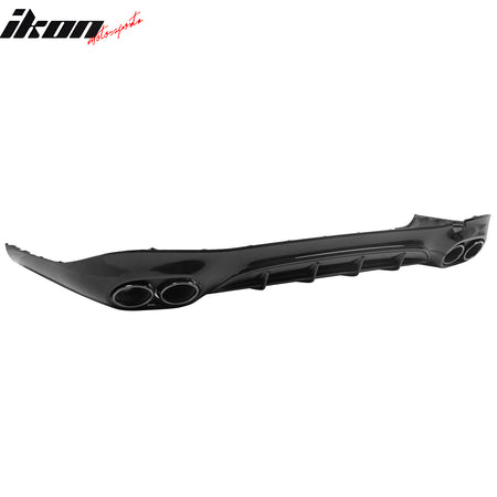 For 24-26 Benz E-Class E350 E450 Sedan W214 E53 Style Rear Diffuser Exhaust Tips