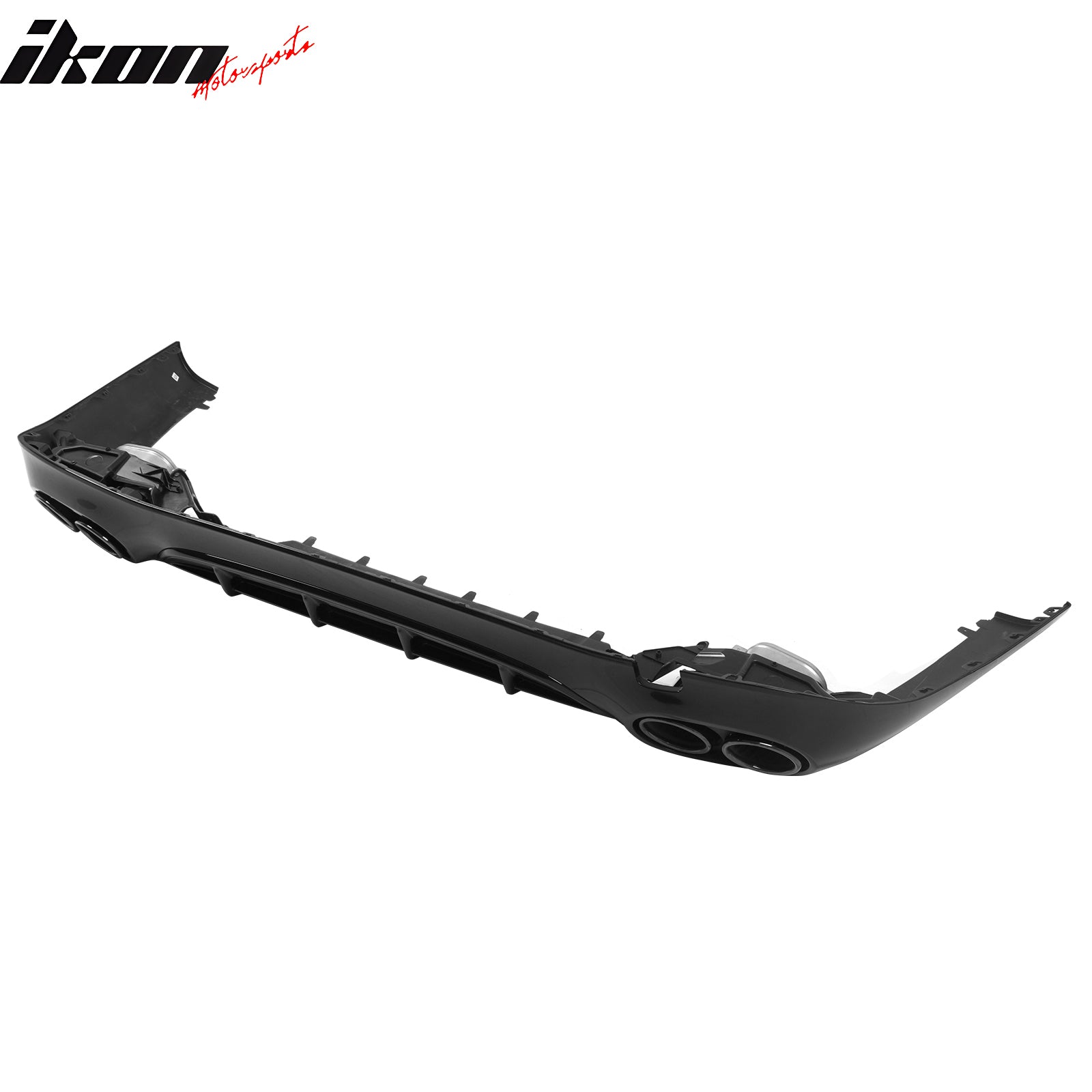 For 24-26 Benz E-Class E350 E450 Sedan W214 E53 Style Rear Diffuser Exhaust Tips