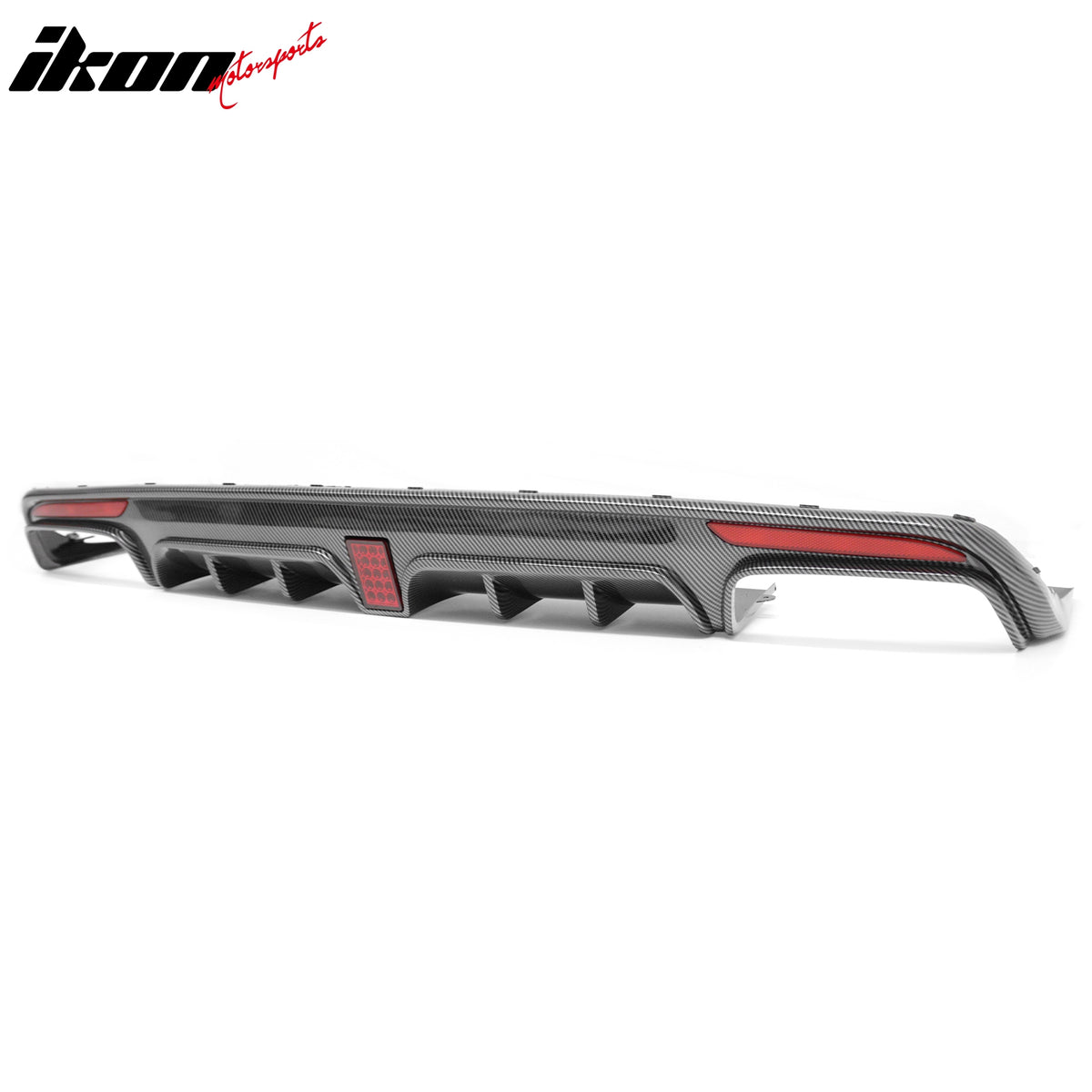Fits 14-17 Benz S-Class W222 Carbon Fiber Print BS Style Rear Diffuser & Exhaust