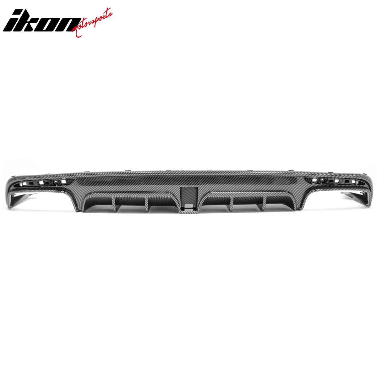 Fits 14-17 Benz S-Class W222 Carbon Fiber Print BS Style Rear Diffuser & Exhaust