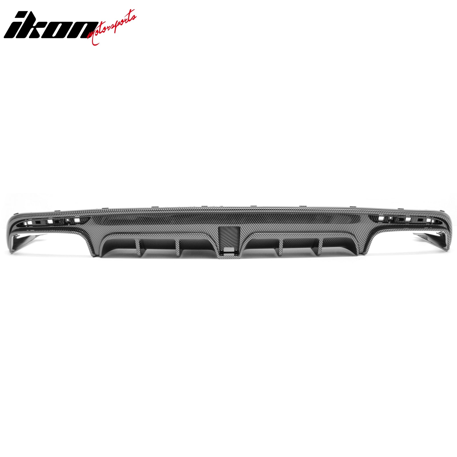 Fits 14-17 Benz S-Class W222 Carbon Fiber Print BS Style Rear Diffuser & Exhaust