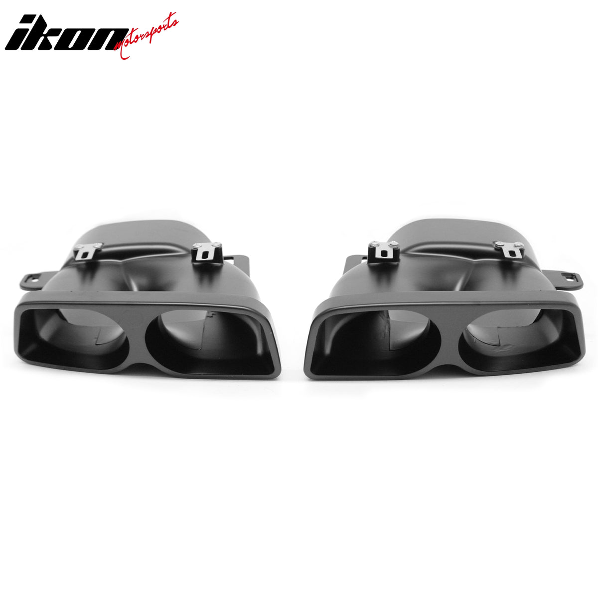 Fits 14-17 Benz S-Class W222 Gloss Black Brabus Style Rear Diffuser & Exhaust
