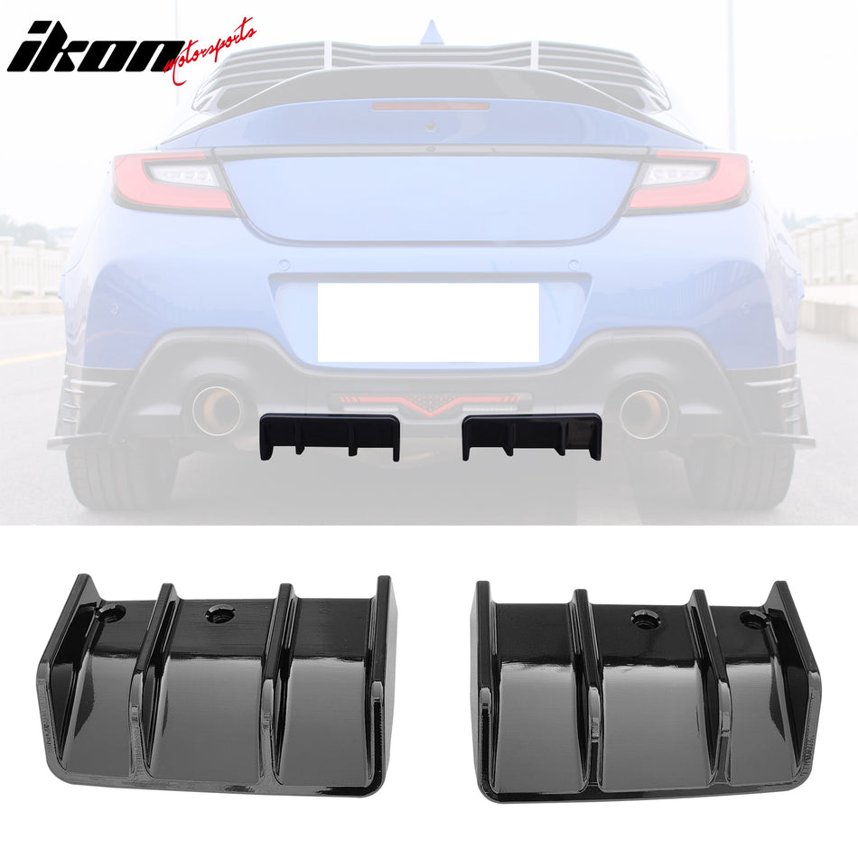 2022-2024 Subaru BRZ & Toyota GR86 JDM Style Gloss Black Rear Diffuser