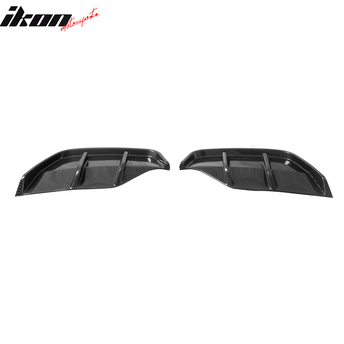 Fits 25-26 Tesla Model Y Juniper Rear Bumper Side Apron Carbon Fiber Print Cap