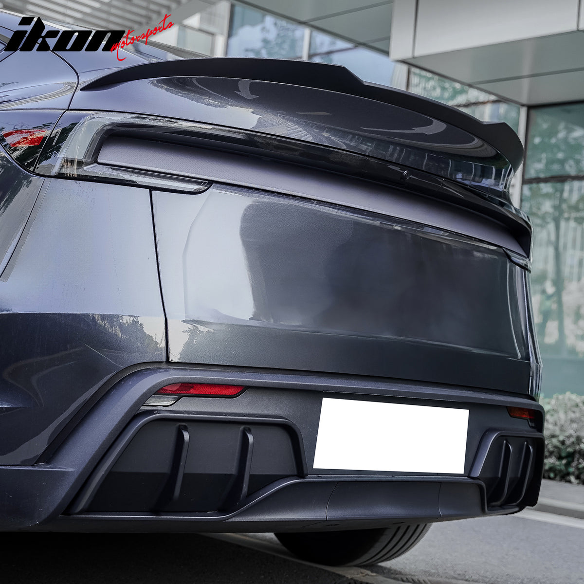 Fits 25-26 Tesla Model Y Juniper Rear Bumper Side Apron Matte Black Diffuser Cap