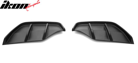Fits 25-26 Tesla Model Y Juniper Rear Bumper Side Apron Matte Black Diffuser Cap