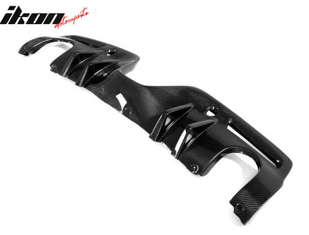 Fits 20-24 Toyota GR Supra AG Style Rear Bumper Diffuser Gloss Carbon Fiber CF