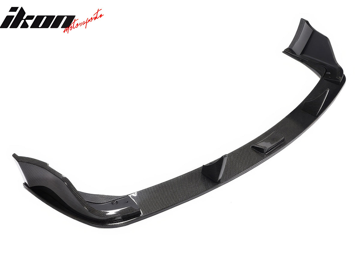 Fits 20-24 Toyota GR Supra MZ Speed Style Rear Bumper Lip Gloss Carbon Fiber CF