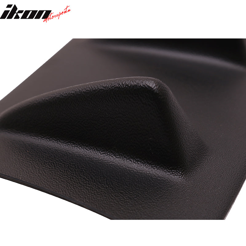 Fit 08-13 BMW 3 Series E90 E92 E93 V1 Rear Shark Fin Bumper Diffuser Matte Black