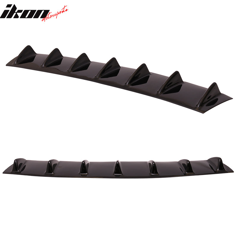 Fit 2010-2015 Kia Optima Rear Bumper Lip Diffuser Gloss Black