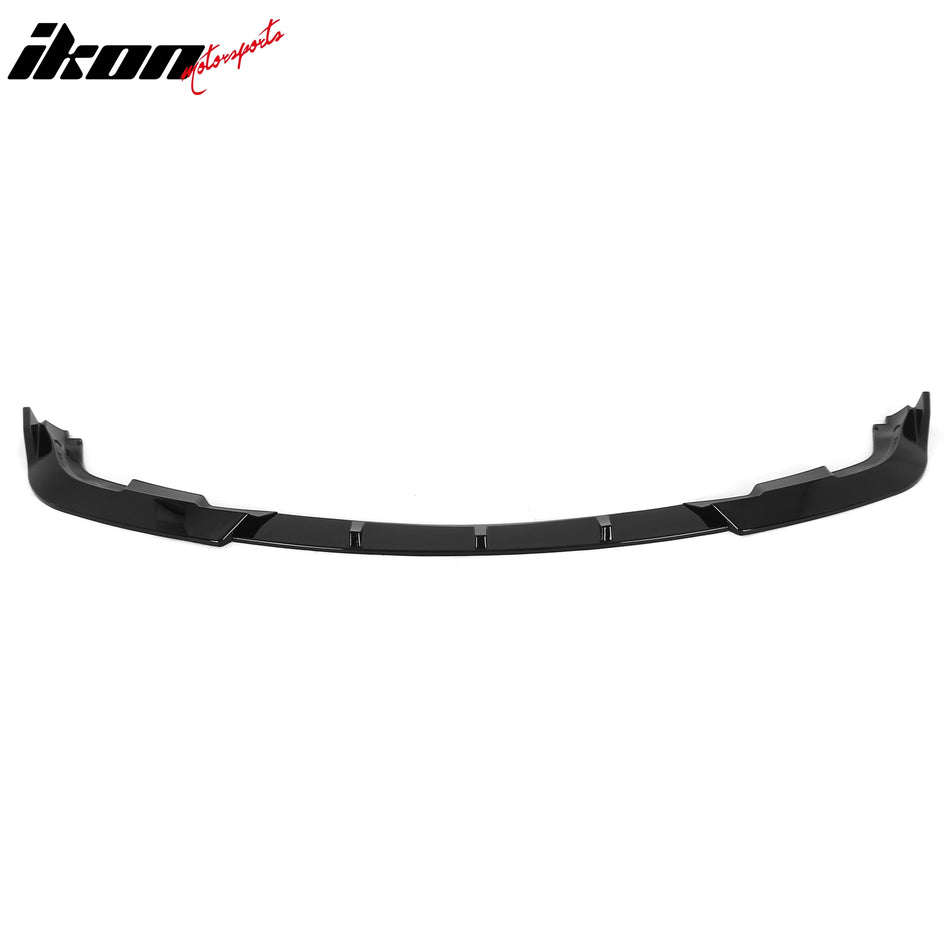 2005-2010 Chrysler 300 C 3PCS Front Lower Bumper Lip Air Dam Chin Spoiler Splitter IKON Style Gloss Black PP Polypropylene