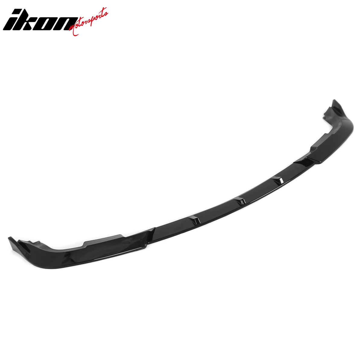 Fits 05-10 Chrysler 300 C IKON Style Front Bumper Lip Chin PP Gloss Black 3PCS