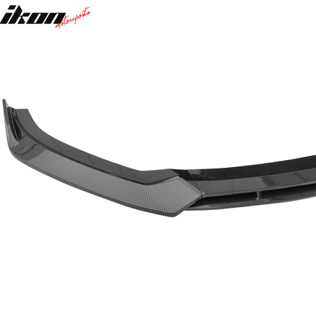 Fits 2017–2020 Audi S3 A3 8V S-Line Front Bumper Lip Spoiler Carbon Fiber Print