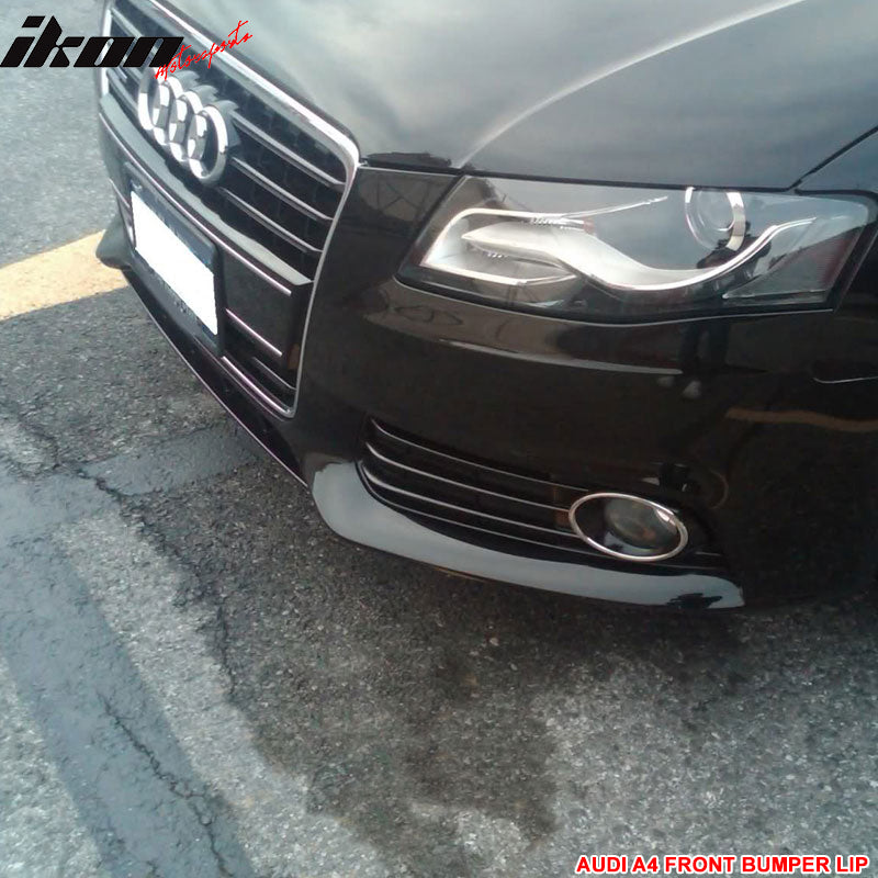 2009-2012 Audi A4 B8 Sedan PU Unpainted Front Bumper Lip Spoiler