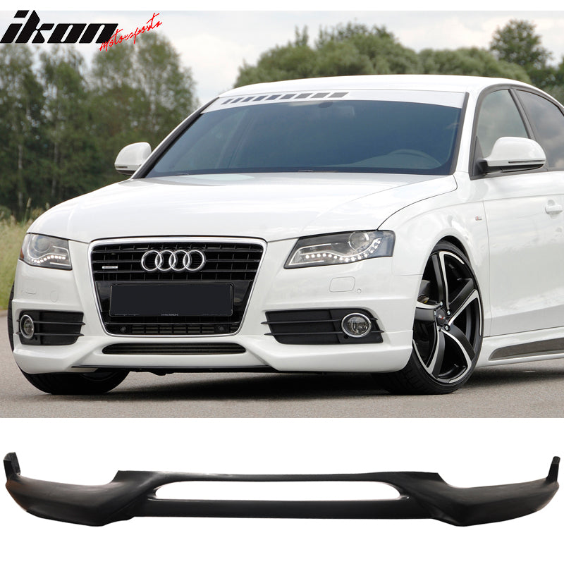 2009-2012 Audi A4 B8 S-Line RG Style Front Bumper Lip Spoiler - PU