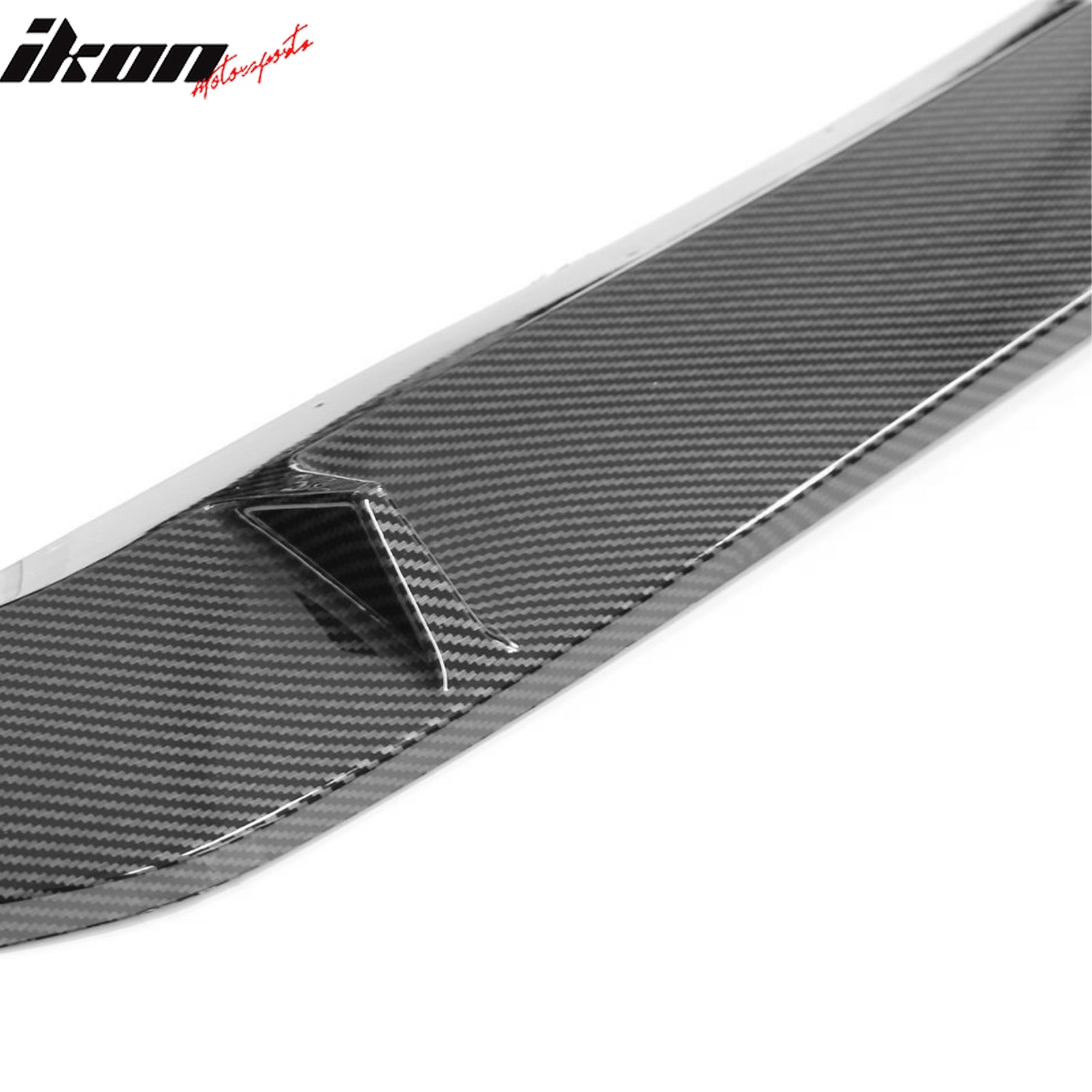 Fits 2017–2018 Audi S4 A4 Quattro B9 Front Bumper Lip Spoiler Carbon Fiber Print