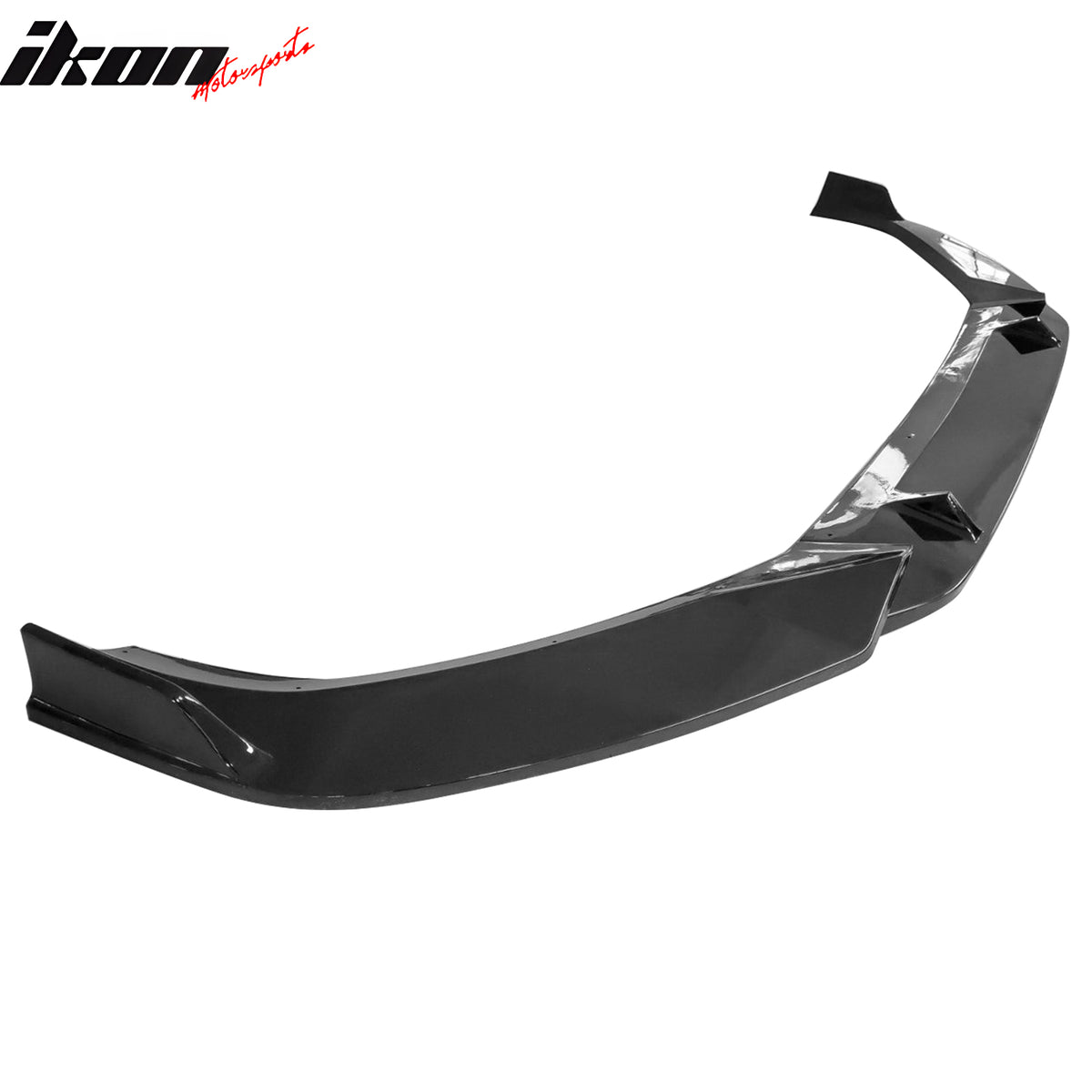 For 2017–2018 Audi S4 A4 Quattro B9 IKON Front Bumper Lip Spoiler Gloss Black PP