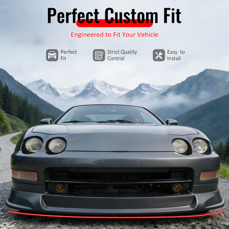 Fits 94-97 Acura Integra Concept Style Front Bumper Lip Spoiler PU Unpainted