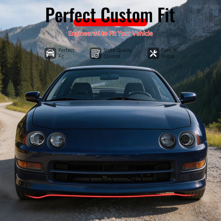 Fits 94-97 Acura Integra Type R/TR Style Front Bumper Lip Spoiler PU Unpainted