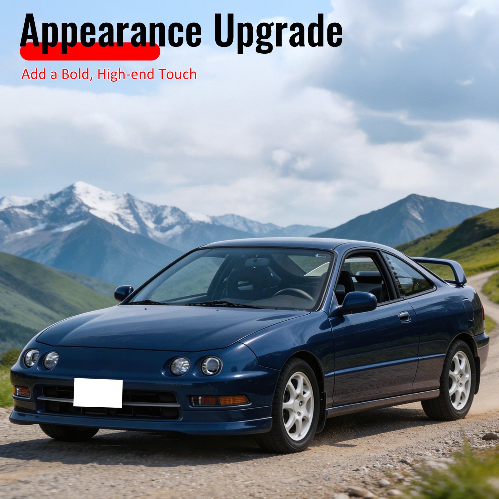 Fits 94-97 Acura Integra Type R/TR Style Front Bumper Lip Spoiler PU Unpainted