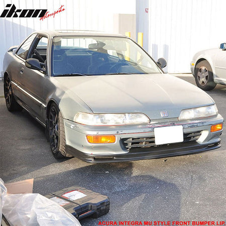 Fits 92-93 Acura Integra Mugen Style Front Bumper Lip - PU