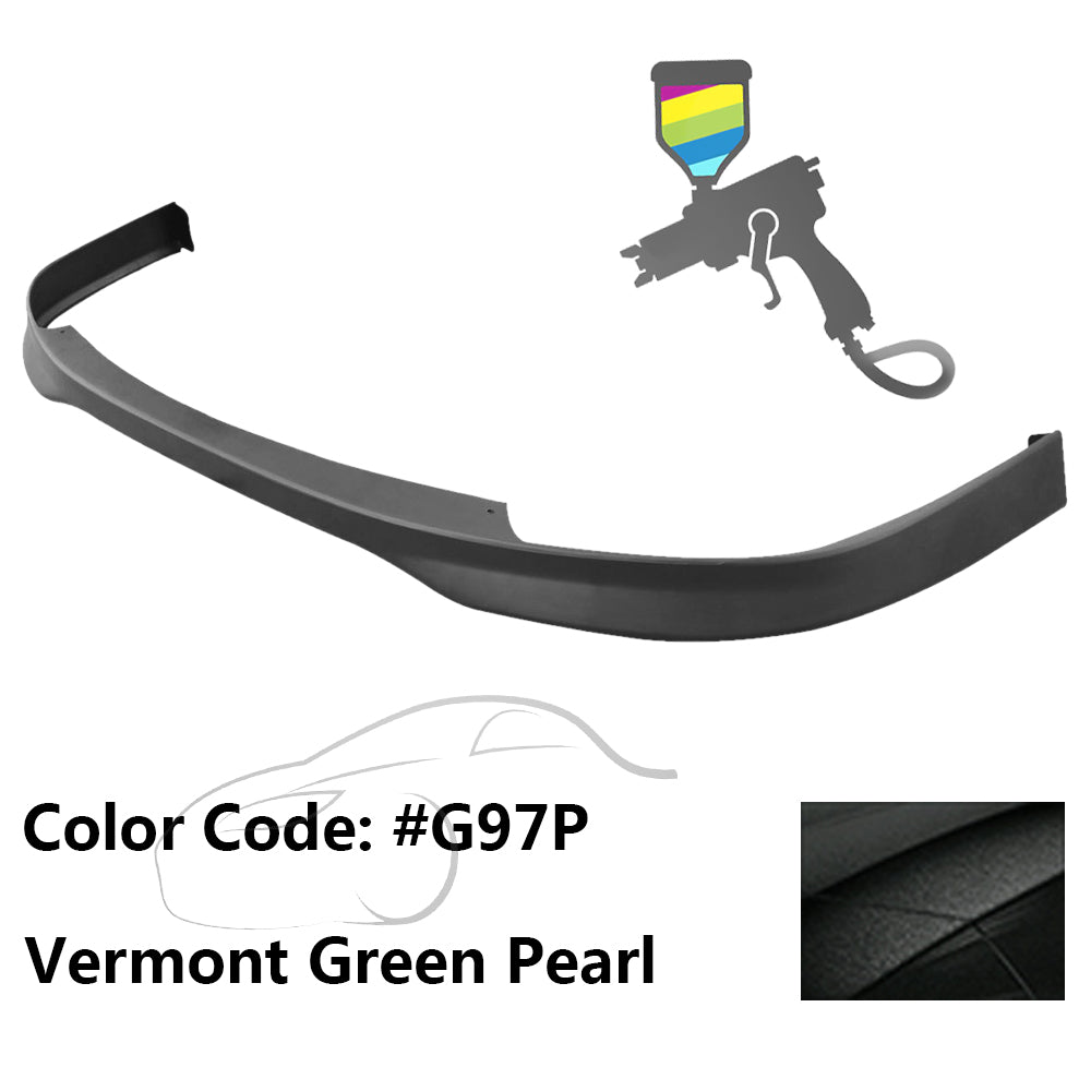 IKON MOTORSPORTS Type R Style Front Bumper Lip For 1994-1995 Honda Accord - Unpainted Black PP