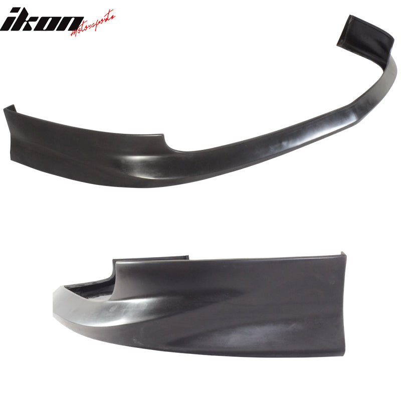 Front Bumper Lip Compatible With 2002-2004 Acura RSX, A-Spec Style PU Black Front Lip Spoiler Splitter by IKON MOTORSPORTS, 2003