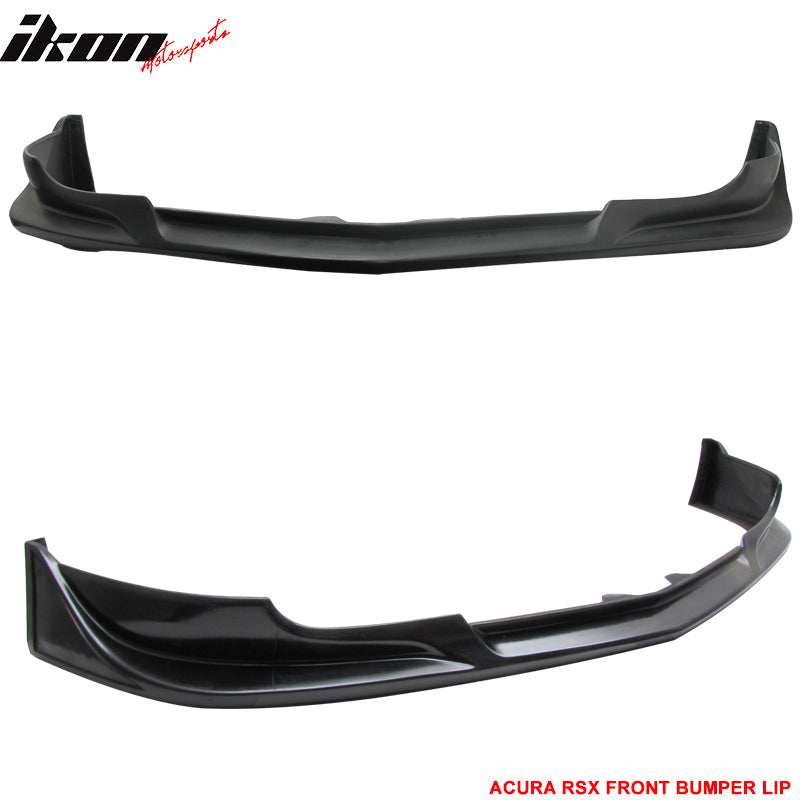 Fits 02-04 Acura RSX C-West Style Front Bumper Lip Spoiler PU Ikon Motorsports Fits 02-04 Acura RSX C-West Style Front Bumper Lip Spoiler PU Ikon Motorsports
