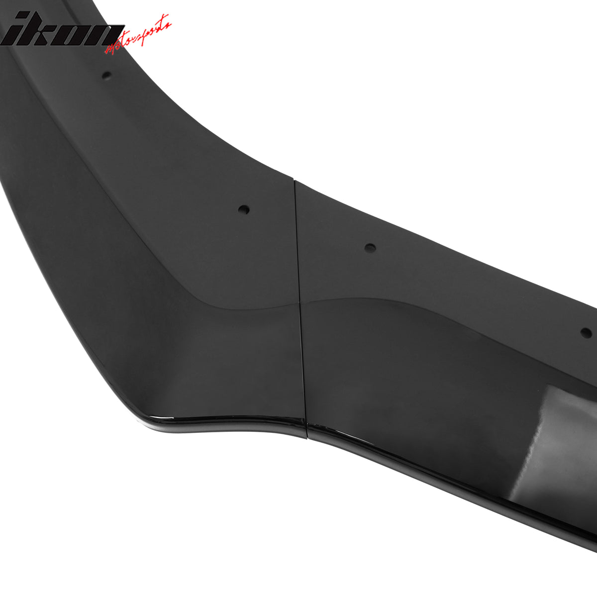 For 17-25 Alfa Romeo Giulia FR Style 3PC Front Bumper Lip Spoiler Gloss Black PP