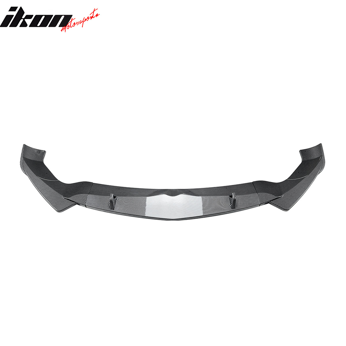 Fits 17-26 Alfa Romeo Stelvio IKON Style Front Bumper Lip Carbon Fiber Print 3PC
