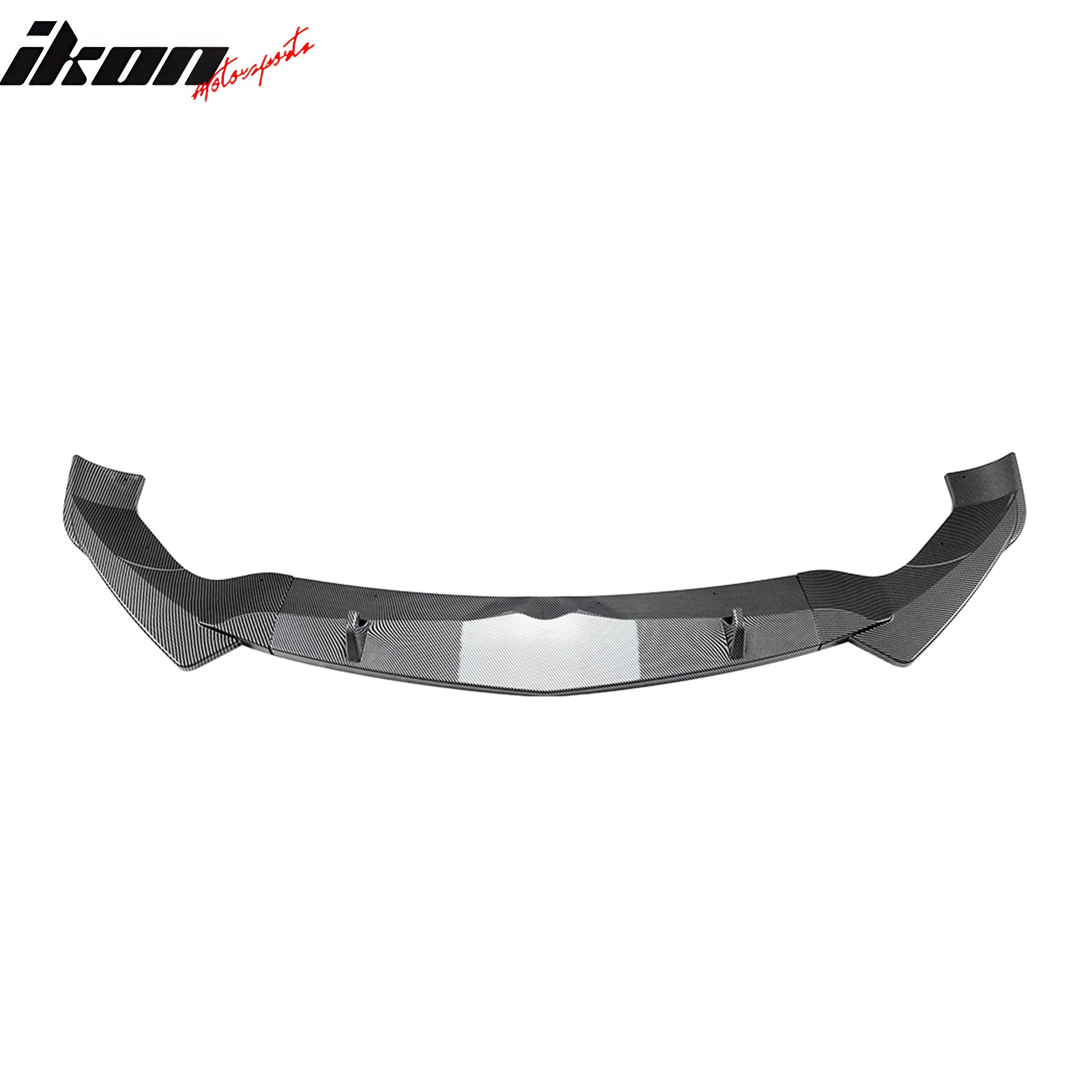 Fits 17-26 Alfa Romeo Stelvio IKON Style Front Bumper Lip Carbon Fiber Print 3PC