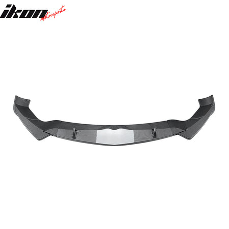 Fits 17-26 Alfa Romeo Stelvio IKON Style Front Bumper Lip Carbon Fiber Print 3PC