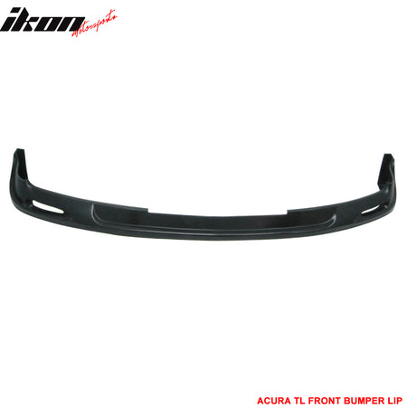 Fits 04-06 Acura TL Mugen Style Front Bumper Lip Spoiler Unpainted Black PU