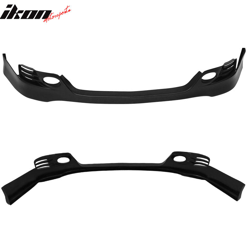 Fits 06-08 Acura TSX EURO-R Style Front Bumper Lip Spoiler Unpainted PU Splitter