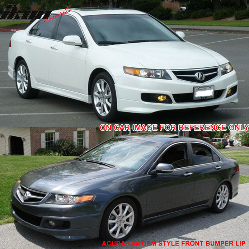 Fits 06-08 Acura TSX OE Factory Style Painted Front Bumper Lip PU