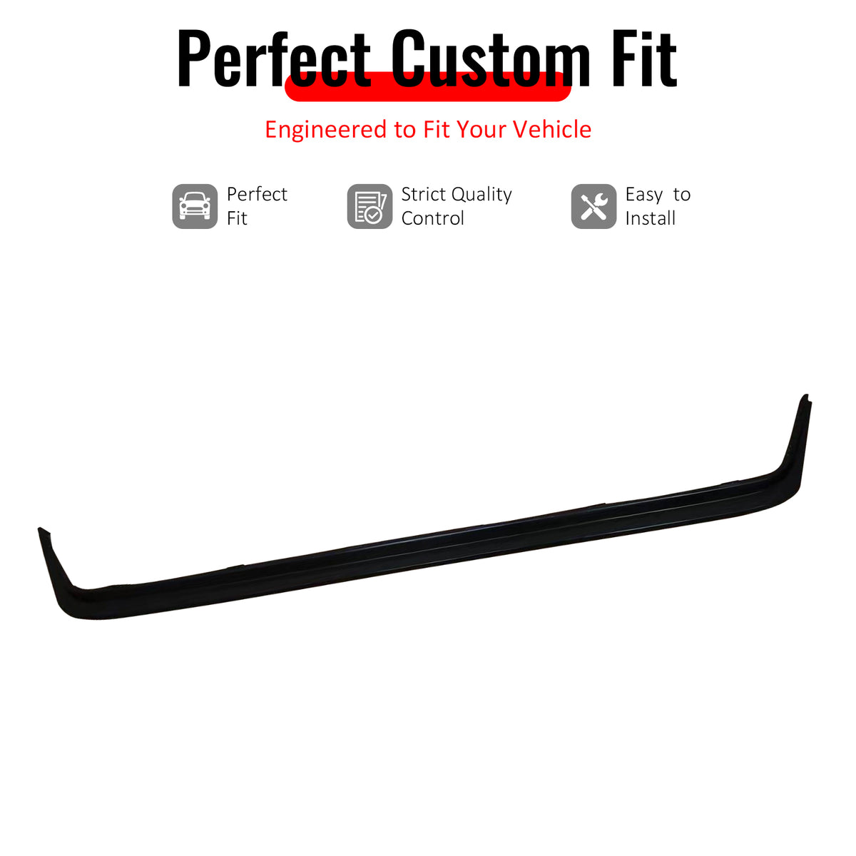 Fits 84-92 BMW E30 3-Series MDA Style Front Bumper Lip Spoiler Chin PU Unpainted