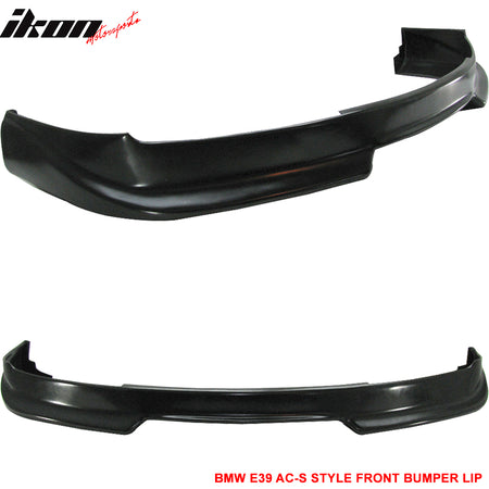 Fits 97-00 BMW E39 5 Series Front Bumper Lip Spoiler Unpainted - PU