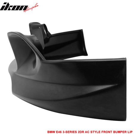 Fits 04-06 BMW E46 3-Series LCI AC Style Front Bumper Lip Spoiler - PU