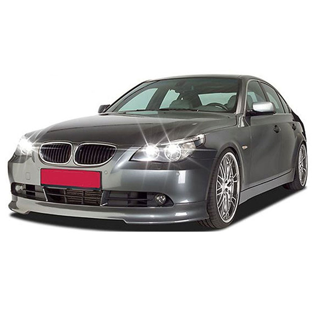 Ikon Motorsports Front Bumper Lip Compatible With 2004 2007 Bmw E60 E61 5 Series Pre Lci 