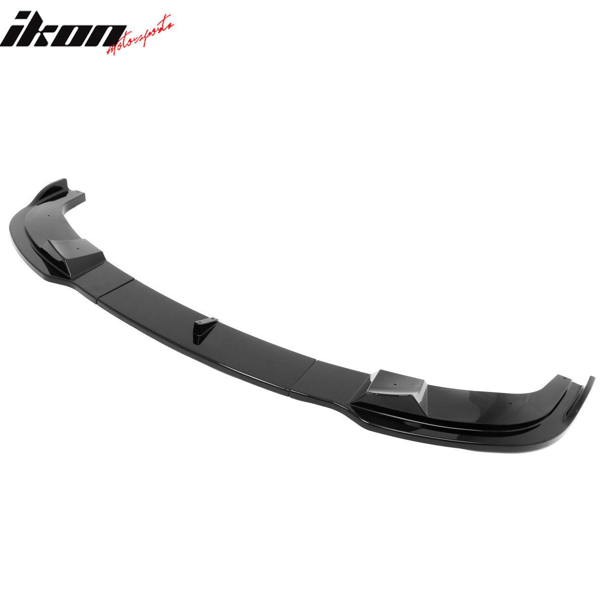 Fits 04-10 BMW E60 E61 5-Series M Sport H Style Front Bumper Lip Gloss Black ABS