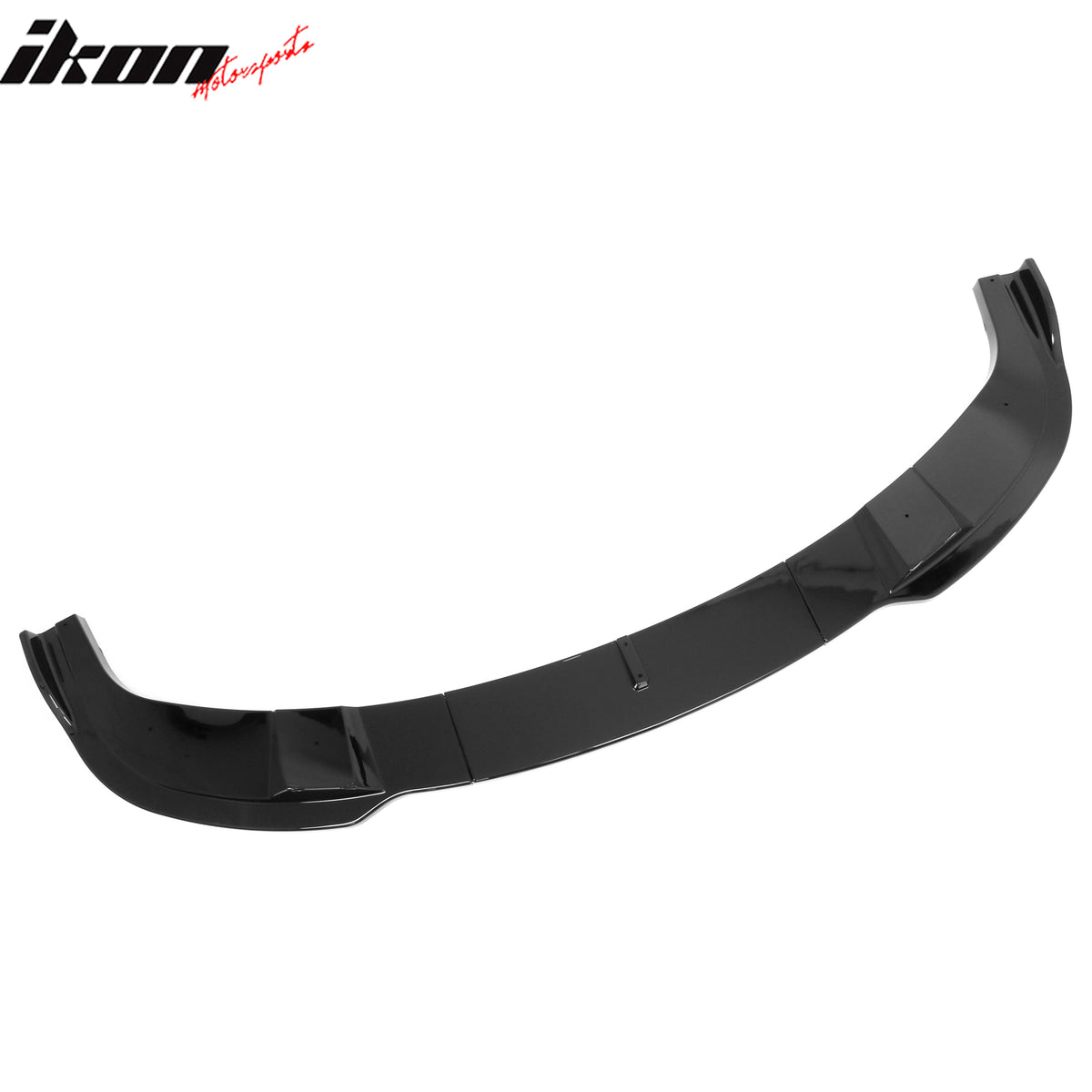 Fits 04-10 BMW E60 E61 5-Series M Sport H Style Front Bumper Lip Gloss Black ABS