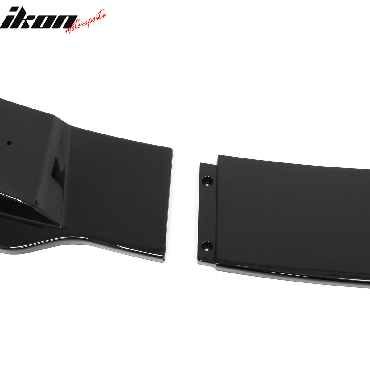 Fits 04-10 BMW E60 E61 5-Series M Sport H Style Front Bumper Lip Gloss Black ABS