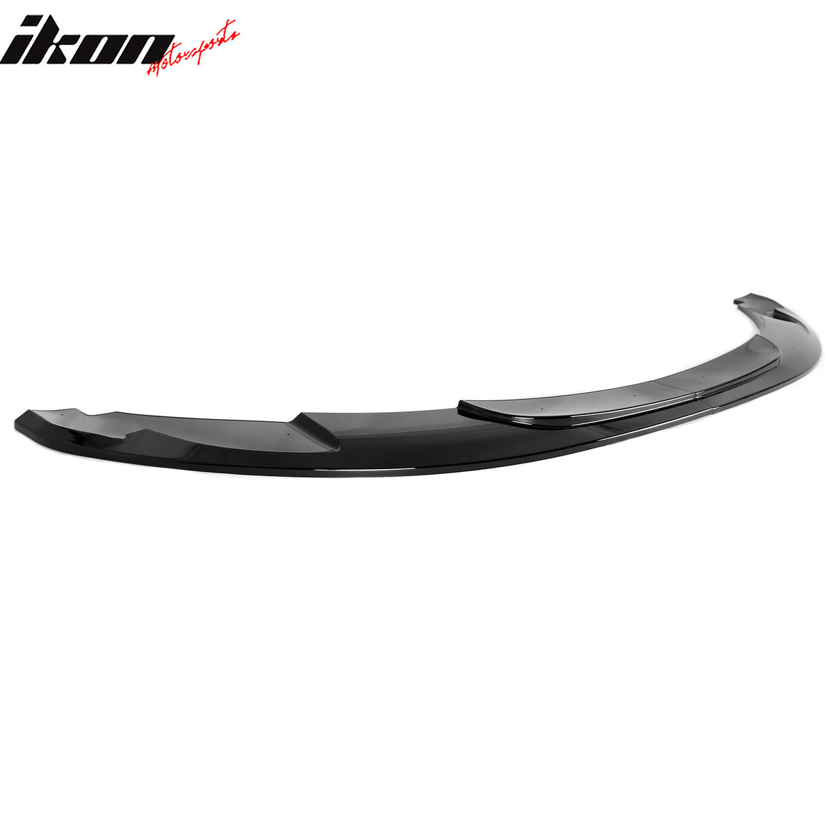 Fits 2011 BMW 1 Series M E87 MX Style Front Bumper Lip Gloss Black PP 2PCS Set