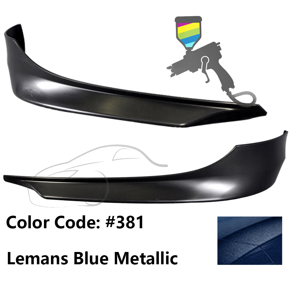 Fit 2009-2011 BMW 3 Series E90 LCI Front Splitter Painted #381