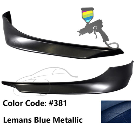 Fit 2009-2011 BMW 3 Series E90 LCI Front Splitter Painted #381