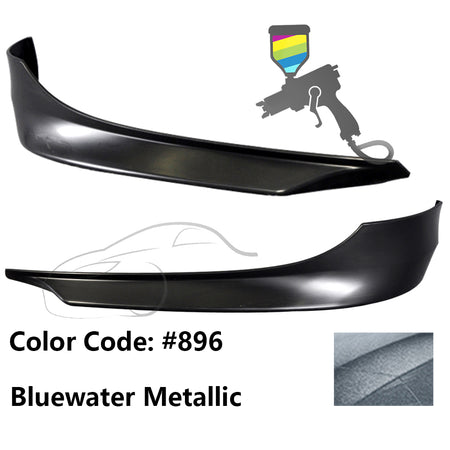 Fit 2009-2011 BMW 3 Series E90 LCI Front Splitter Painted #896